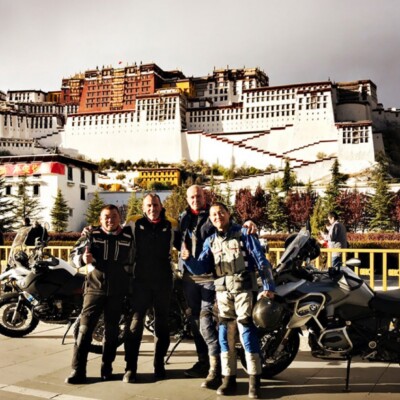 Tibetan Motorcycle Tour at Potala Palace